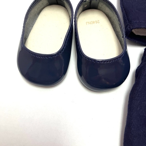 American Girl Doll Pilot Uniform Hat Shoes Pants Top No Scarf - Picture 3 of 7